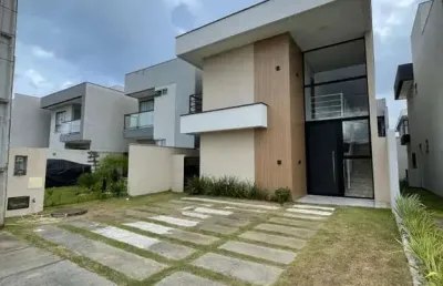 Casa em condomínio para venda em camaçari, catu de abrantes (abrantes), 3 suítes, 4 banheiros, 2 vagas