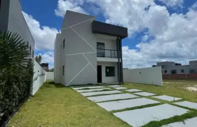Casa em condomínio para venda em camaçari, jardim limoeiro, 4 dormitórios, 3 suítes, 4 banheiros, 2 vagas