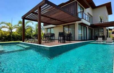Casa em condomínio para venda em mata de são joão, praia do forte, 5 suítes, 6 banheiros, 3 vagas