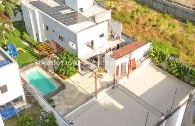 Venda mansão no olho d'água - área de lazer com campo de vôlei
