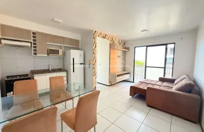 Augo apartamento no calhau com 2 quartos e 1 vaga - mobiliado