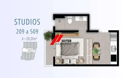 Apartamento com 1 quarto à venda na Trindade, Florianópolis 