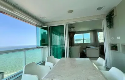 Apartamento quadra mar!! com 3 suítes e 2 vagas de garagem no centro de balneário camboriú