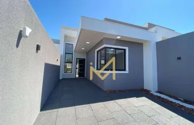 Casa com 3 dormitórios à venda, 82 m² por r$ 480.000,00 - jardim veredas - cascavel/pr