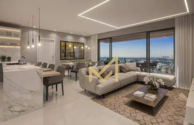 Apartamento com 02 dormitórios, 01 suíte à venda, 125 m² por r$1.990.000,00- centro - cascavel/pr