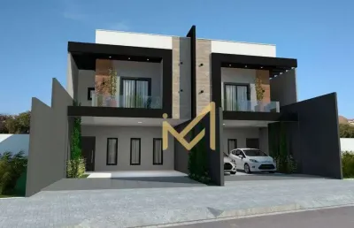 Sobrado com 1 suíte + 2 dormitórios à venda, 165 m² por r$ 889.000 - coqueiral - cascavel/pr