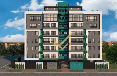 Apartamento com 1 suíte + 1 dormitório à venda, 66 m² a partir de r$ 489.000 - alto alegre - cascavel/pr