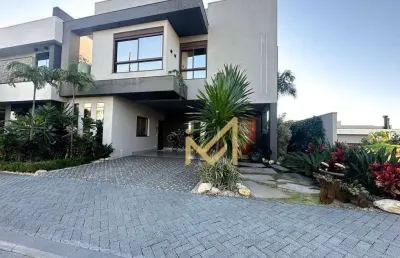 Sobrado mobiliado com 4 suítes à venda, 291 m² por r$ 1.980.000 - alto alegre - cascavel/pr