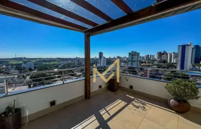 Cobertura à venda, 219 m² por r$ 1.350.000,00 - centro - cascavel/pr