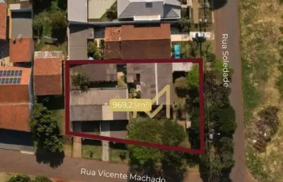 Terreno de esquina comercial e residencial à venda, 969,00m² por r$ 1.800.000 - canadá - cascavel/pr