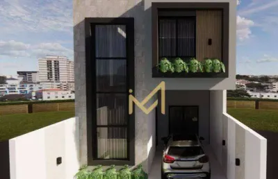 Sobrado com 3 suítes à venda, 180 m² por r$ 790.000 - universitário - cascavel/pr