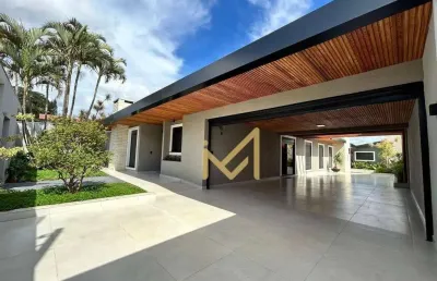 Casa com 5 dormitórios à venda, 455 m² por r$ 3.850.000,00 - country - cascavel/pr
