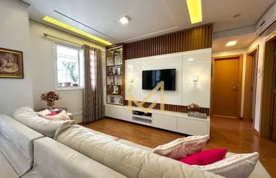 Apartamento semimobiliado com 1 suíte + 2 dormitórios à venda, 110 m² por r$ 780.000 - centro - cascavel/pr