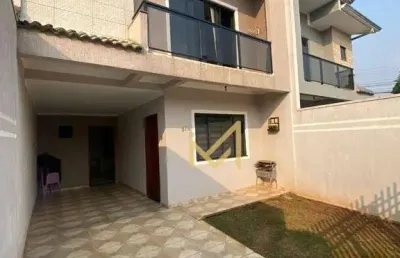 Sobrado à venda, 99 m² por r$ 580.000,00 - região do lago 2 - cascavel/pr