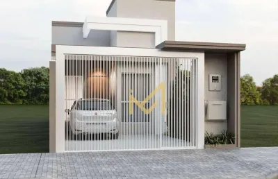 Casa com 1 suite + 2 dormitórios à venda, 75 m² por r$ 400.000 - positano - cascavel/pr