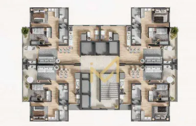 Apartamento à venda, 61 m² por r$ 450.450,00 - floresta - cascavel/pr