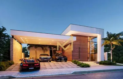 Casa em condominio com 4 suiítes à venda, 307 m² por r$ 4.000.000 - recanto tropical - cascavel/pr