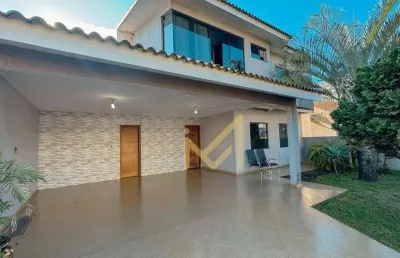 Sobrado com 1 suíte mais 3 dormitórios à venda, 254 m² por r$ 1.500.000 - pacaembu - cascavel/pr