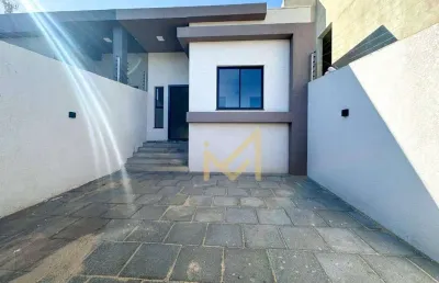 Casa com 1 suíte + 2 dormitórios à venda, 125 m² por r$ 830.000 - neva - cascavel/pr
