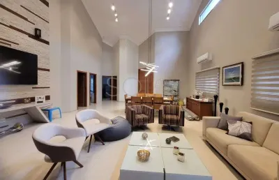 Casa condominio a venda com 4 quartos no residencial damha, araraquara