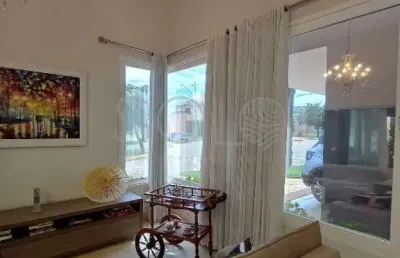 Moderna casa alto padrao com ambientes integrados no condominio buona vita