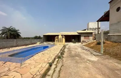 Venda de sítio no condomínio vista alegre, andiroba - 1000 m², 2 quartos, piscina, por r$300.000