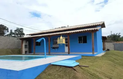 Sítio à venda em tropeiros, esmeraldas - 3 quartos, piscina, 1.000,00m²