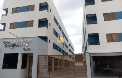 Apartamento 2 quartos com suíte no condomínio diamante, esmeraldas