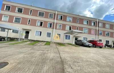 Apartamento à venda no condomínio nàpolis, esmeraldas ? 2 quartos, garagem, r$140 mil