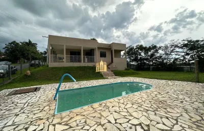 Casa à venda no solar das palmeiras, esmeraldas ? 2 quartos, suíte, piscina, 1150m², r$740 mil