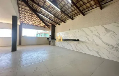 Casa 4 quartos, suíte, lavabo, área gourmet ampla, 235m² - r$ 320 mil com habite-se