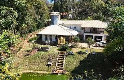 Sítio condomínio nossa fazenda: 5070m², 7 quartos, piscina 120k l, gourmet, habite-se ? r$ 2.400.000,00