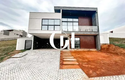 Luxuosa casa de 4 suítes com área de lazer completa e integração perfeita