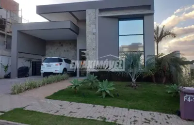 Casa em condomínio fechado com 3 quartos para alugar na Rua Júlio Cassola, Quadra F, 3105, Alphaville Nova Esplanada, Votorantim