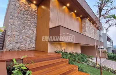 Casa com 4 suítes no alphaville nova esplanada 2 em votorantim/sp