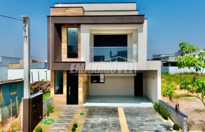 Casa em condomínio fechado com 3 quartos à venda na Avenida Doutor José Caetano Graziosi, Quadra K, 955, Wanel Ville, Sorocaba