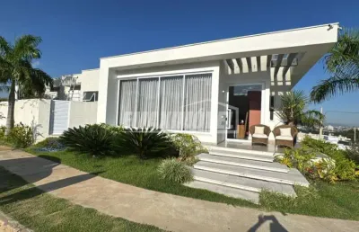 Casa com 4 suítes para locação no condomínio bouganville