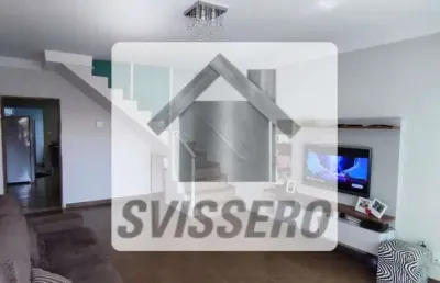 Sobrado para venda com 141 m² e 3 quartos em vila augusta, guarulhos - sp