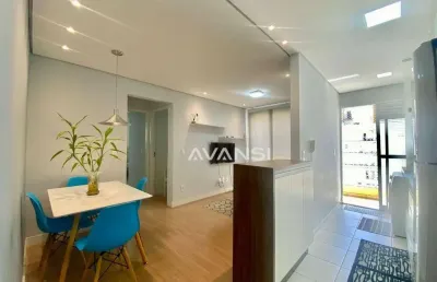 Apartamento dom pedro com 2 dormitórios à venda, 52 m² por r$ 370.000 - centro - americana/sp