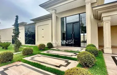 Casa condomínio fechado estância hípica à venda, 04 suítes sendo 01 com closet 450 m² por r$ 5.000.000 - estância hípica - nova odessa/sp