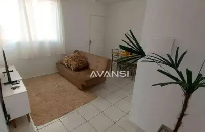 Apartamento condomínio jequitibás com 2 dormitórios à venda, 53 m² por r$ 136.500 - parque residencial do lago - santa bárbara d'oeste/sp