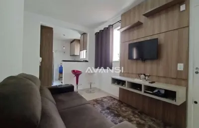 Apartamento parque asteca com 2 dormitórios à venda, 46 m² por r$ 189.000 - loteamento industrial machadinho - americana/sp