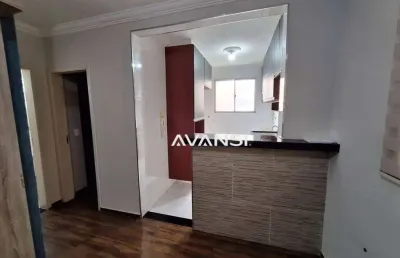 Apartamento parque asteca com 2 dormitórios à venda, 45 m² por r$ 195.000 - loteamento industrial machadinho - americana/sp