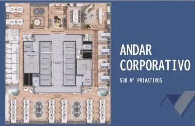 Andar corporativo à venda, 530 m² por r$ 8.655.504,24 - centro - cascavel/pr