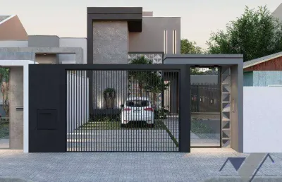 Sobrado à venda, 140 m² por r$ 860.000,00 - santa cruz - cascavel/pr