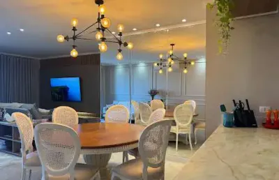 Apartamento mobiliado no edifício isla belize – bairro neva