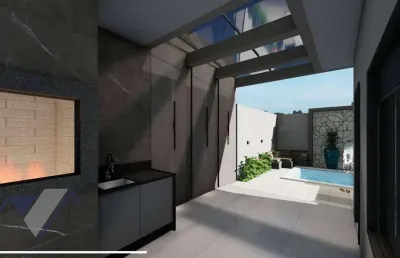 Casa térrea de impacto no recanto tropical iii – na planta!