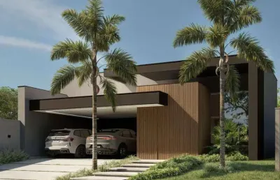 Casa térrea com 1 suíte master + 2 suítes - recanto tropical iii