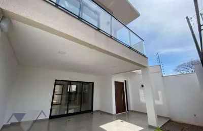 Sobrado com 3 dormitórios para alugar, 133 m² por r$ 4.000,00/mês - country - cascavel/pr