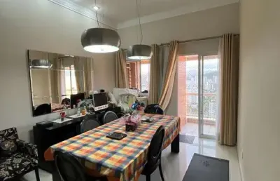 Gonzaga- apartamento alto padrão duplex- mobiliado-3 dormitórios-1 suite-wc emp-lazer-2 vgs-ref 2167